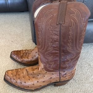 Lucchese Luke Men’s Ostrich 9.5D